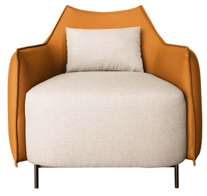 Nestudio - Atkins Accent Chair in Sunset Orange - Comfort Zone