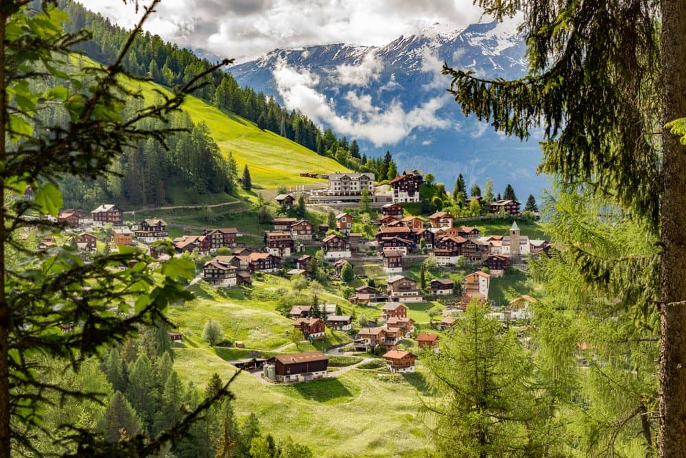 Graubunden, Switzerland - Tschiertschen